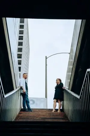 Sandra and Dawid save the date photography by Fountains of Rome