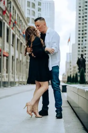 Sandra and Dawid save the date photography by Fountains of Rome