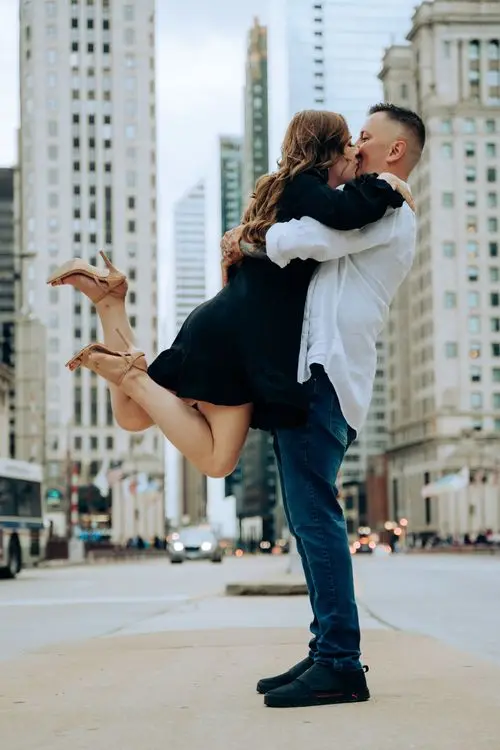 Sandra and Dawid save the date photography by Fountains of Rome